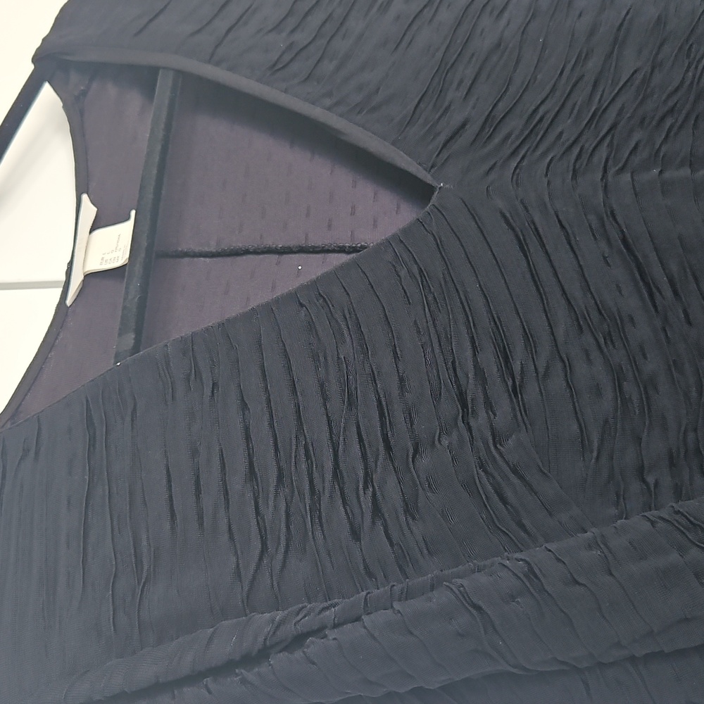 H&M Black Ruched Mini Dress - Picture 2 of 3